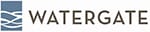 Logo for the Watergate Condominium community in Emeryville CA