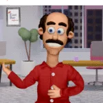 Animated character video talking about "The Landlord Blues" and explaining All East Bay Properties management services.