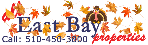 Autumn Lease and Thanks Giving Turkey Logo for All East Bay Properties Management Company
