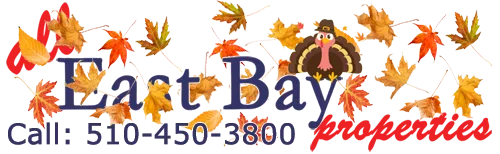 Autumn Lease and Thanks Giving Turkey Logo for All East Bay Properties Management Company
