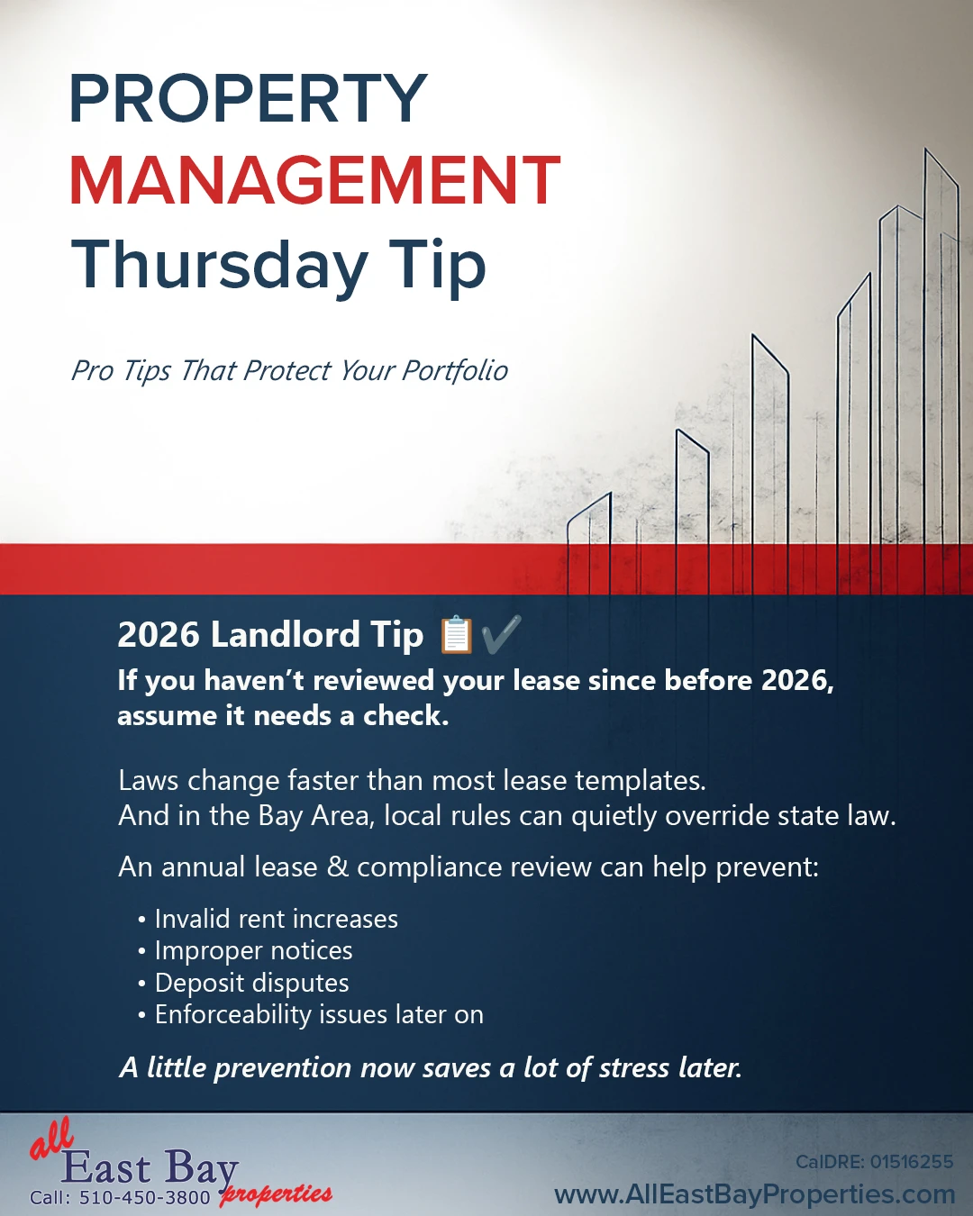 Thursday Landlord Tip: When Lease Language Ages Out of Compliance