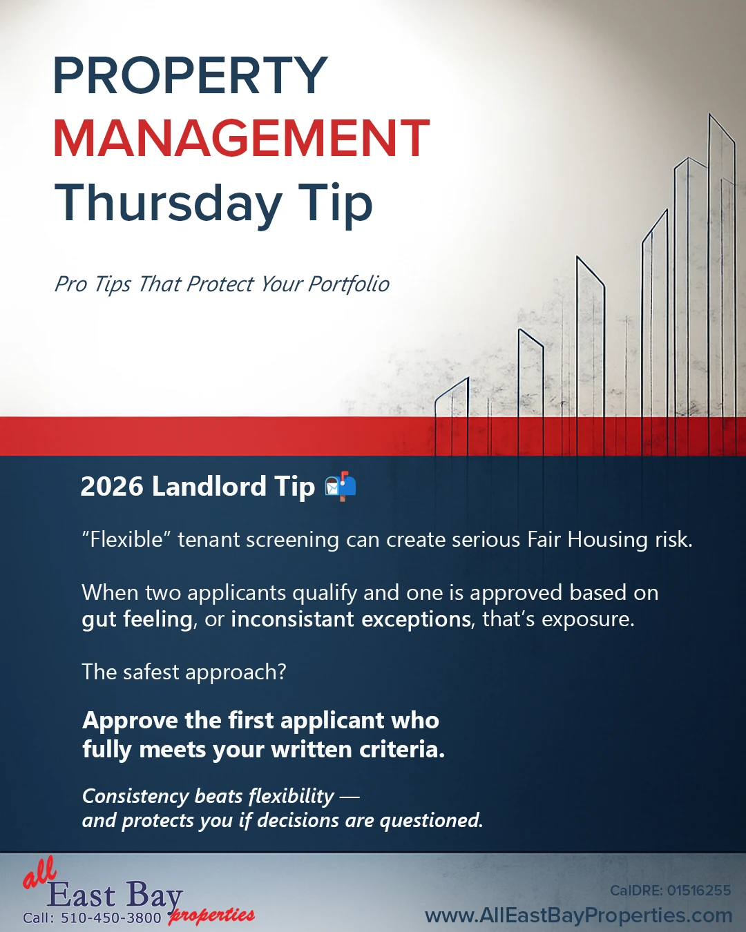 Thursday Landlord Tip: Flexible Screening Can Create Fair Housing Risk