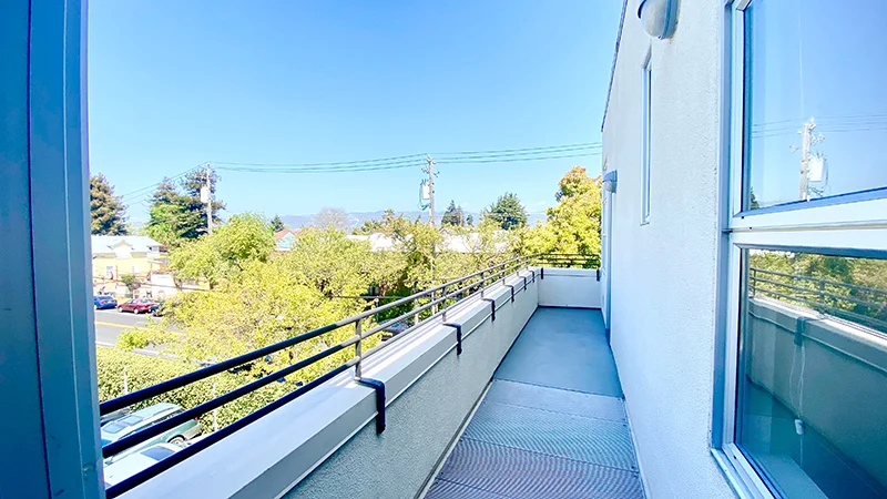Elevation 22 Emeryville Townhome Balcony and View