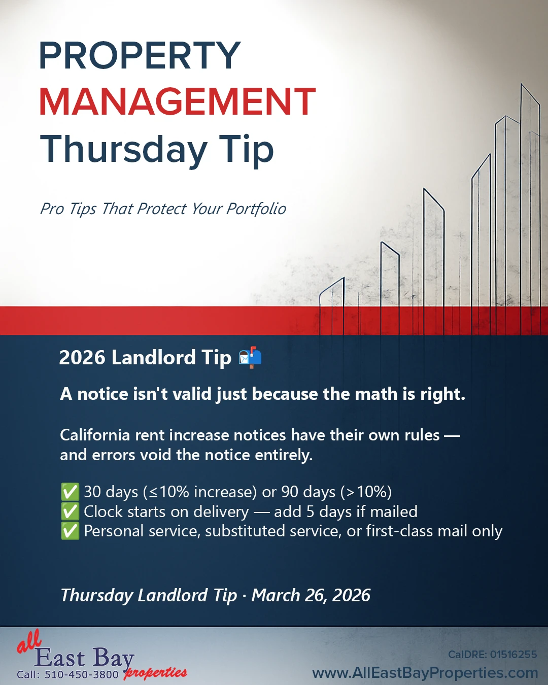 Thursday Landlord Tip: A Rent Increase Notice Isn’t Valid Just Because the Math Is Right