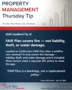 Thursday Tip: Your FAIR Plan Policy Isn’t Full Coverage