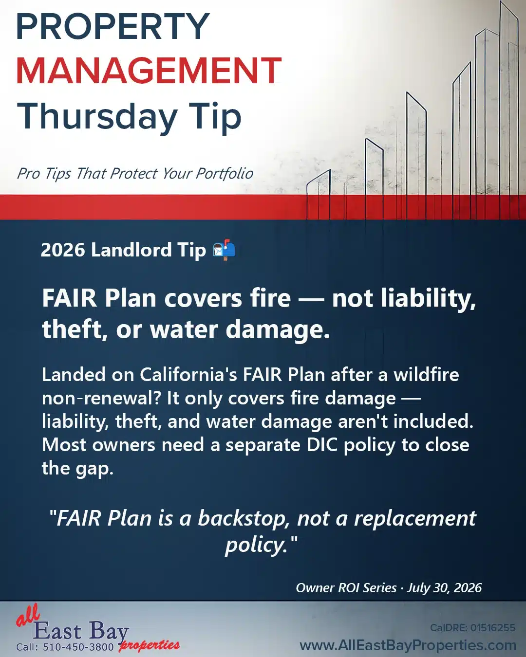 Thursday Tip: Your FAIR Plan Policy Isn’t Full Coverage