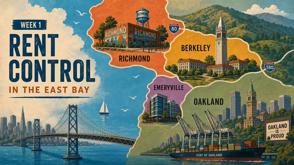 East Bay Rent Control 2026: Oakland vs. Berkeley vs. Richmond vs. Emeryville — Side by Side