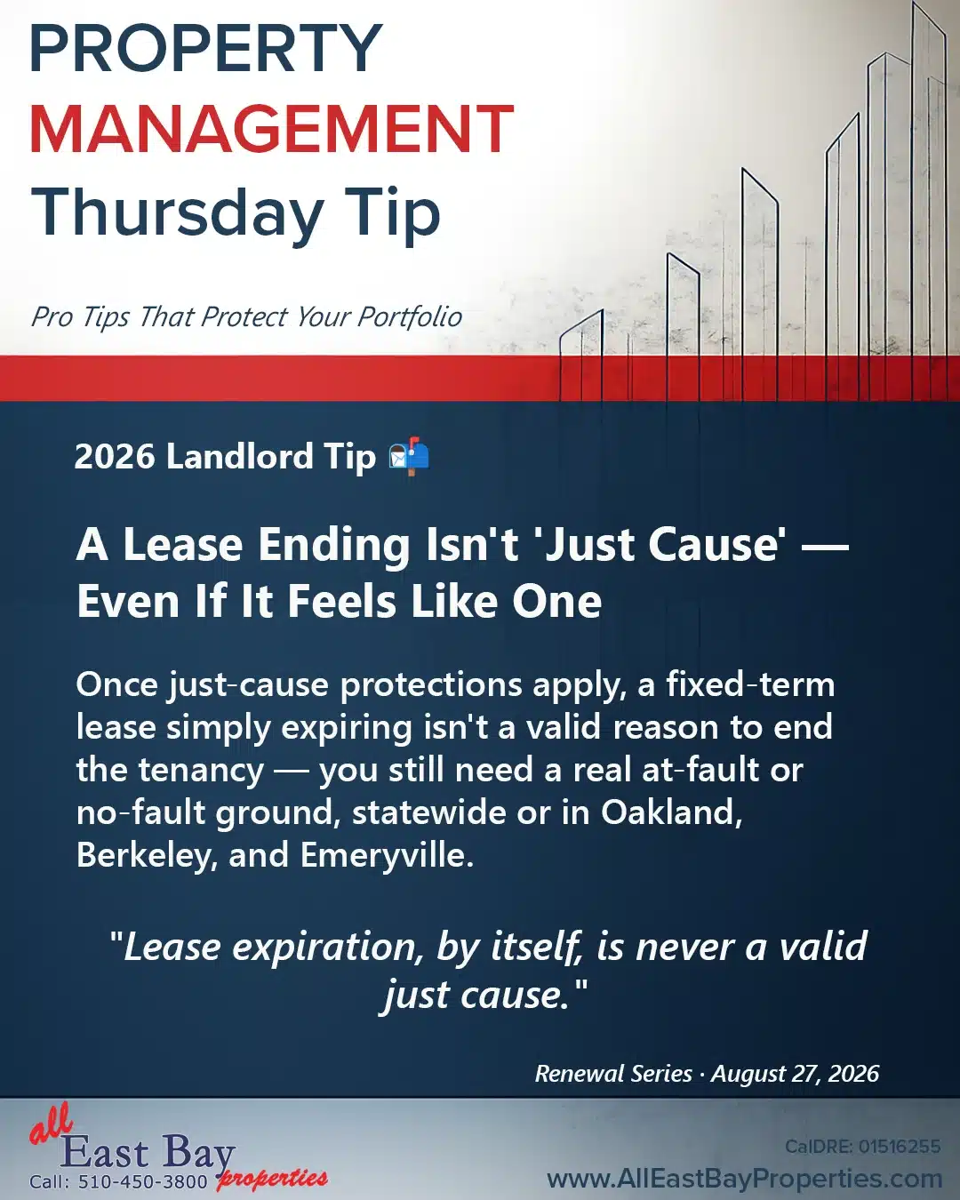 Thursday Tip: Your Lease Ending Doesn’t End the Tenancy