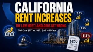 Month-to-Month Rent Increases in California: How Much, How Often & How Much Notice (2026)