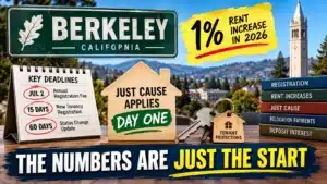 Berkeley Rent Control Compliance Guide 2026: AGA, Registration & Just Cause (Video)
